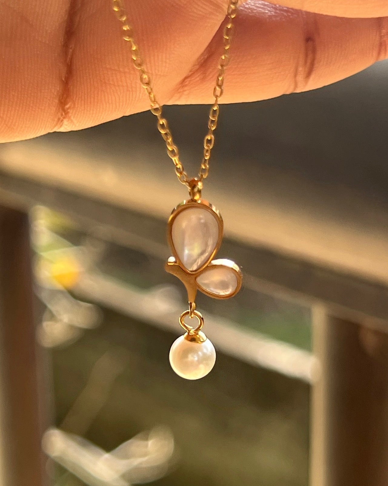 White Pearl Butterfly