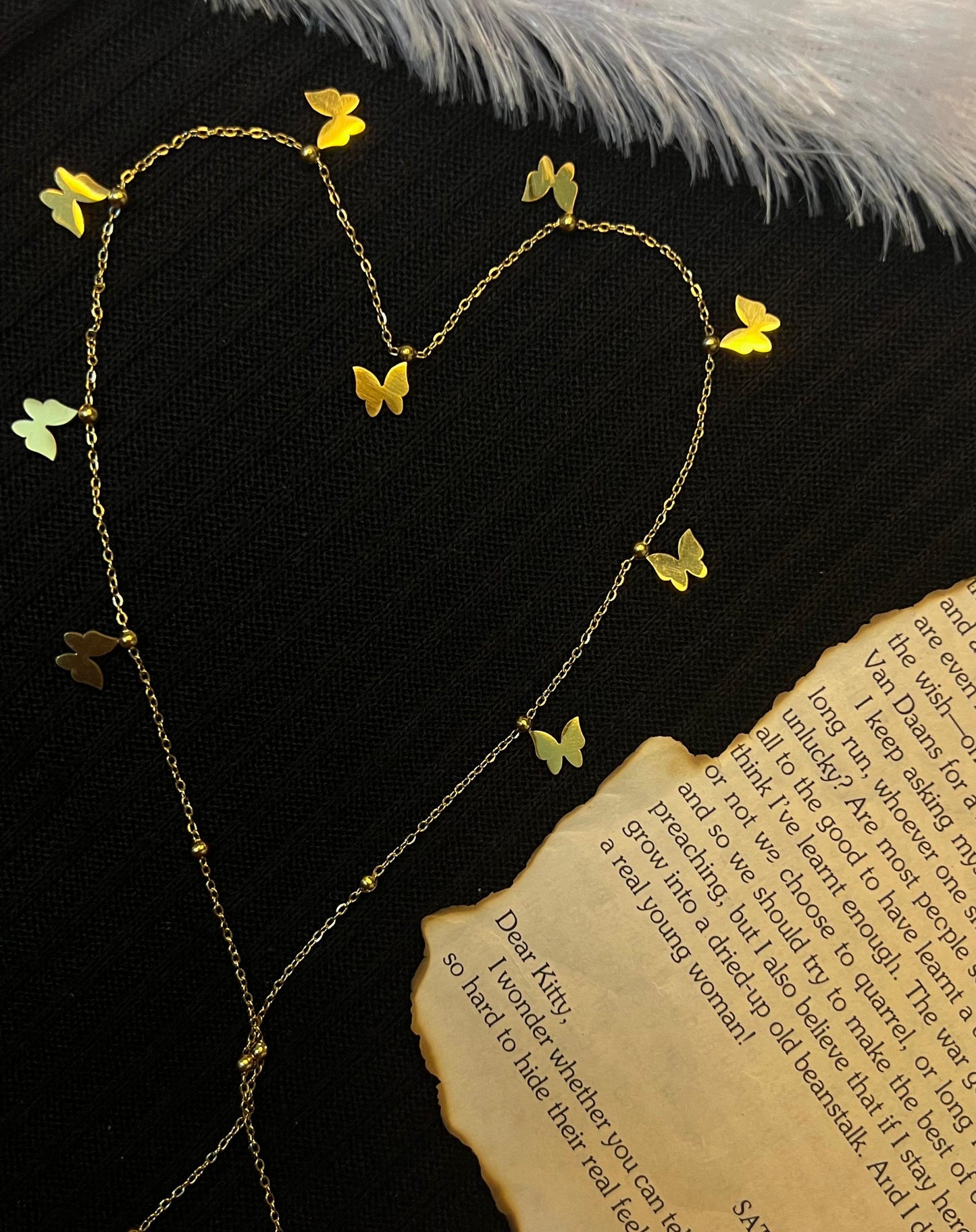 Butterfly Charm Hip Chain