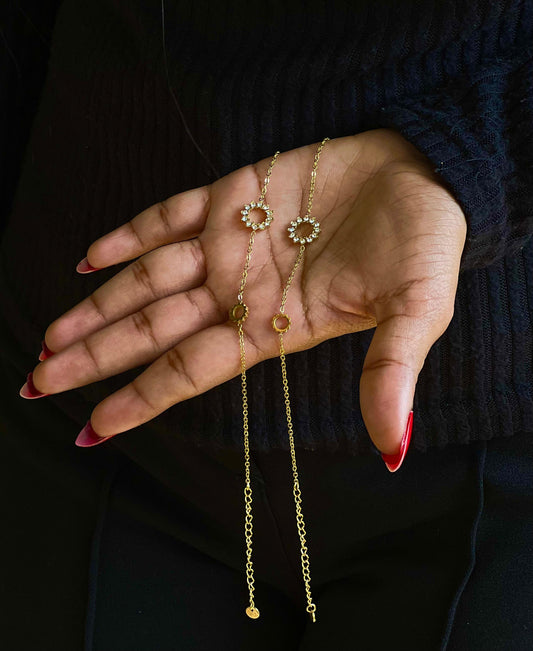 Starlight Bloom Anklet