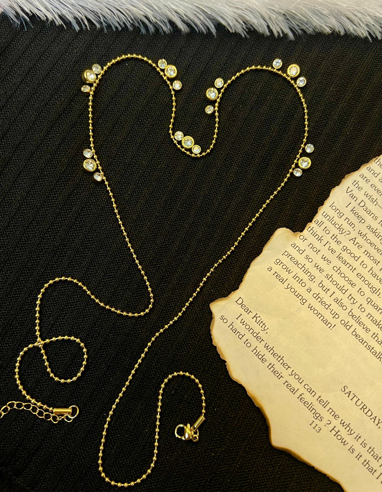 Crystal Charms Hip Chain