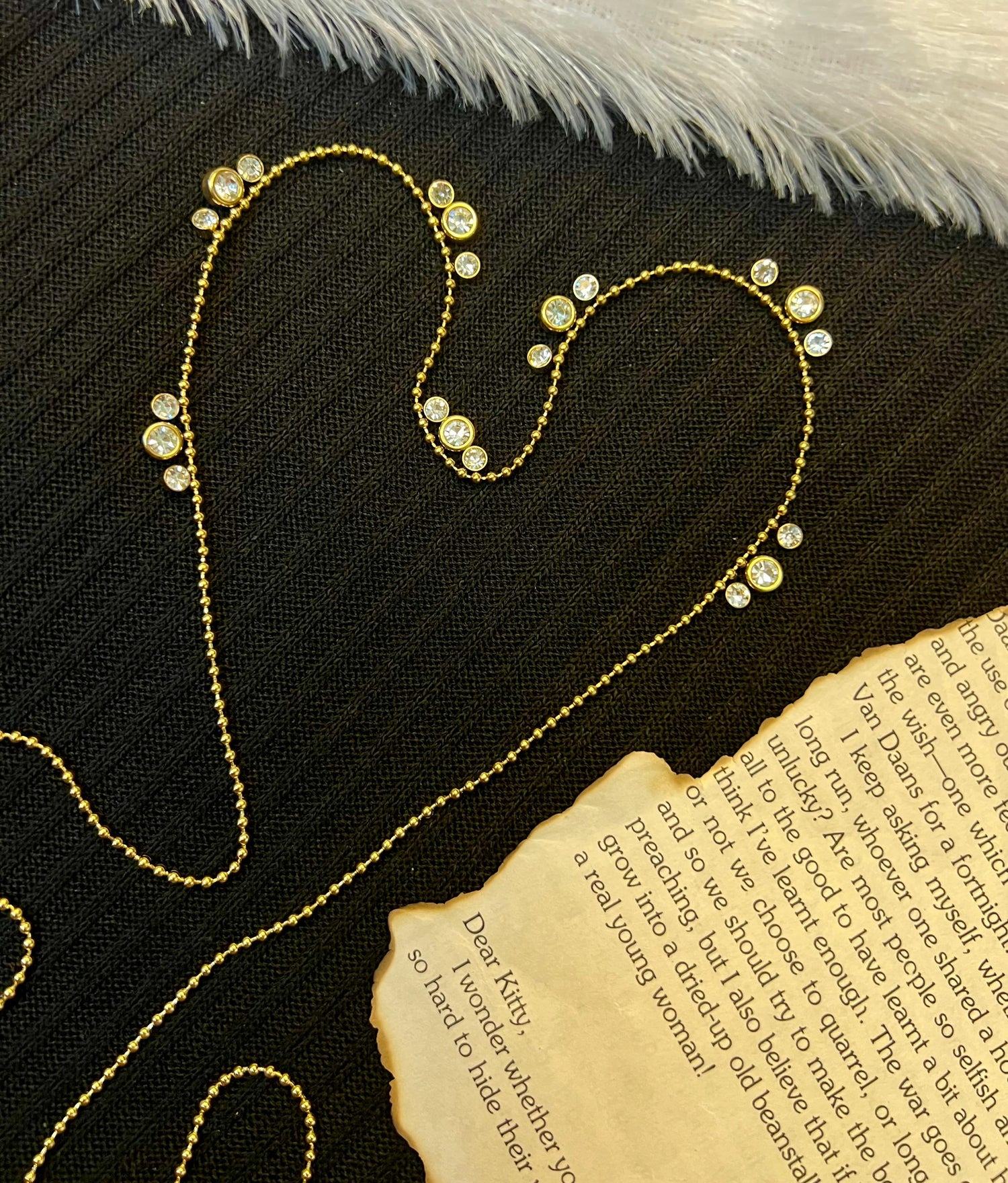 Crystal Charms Hip Chain