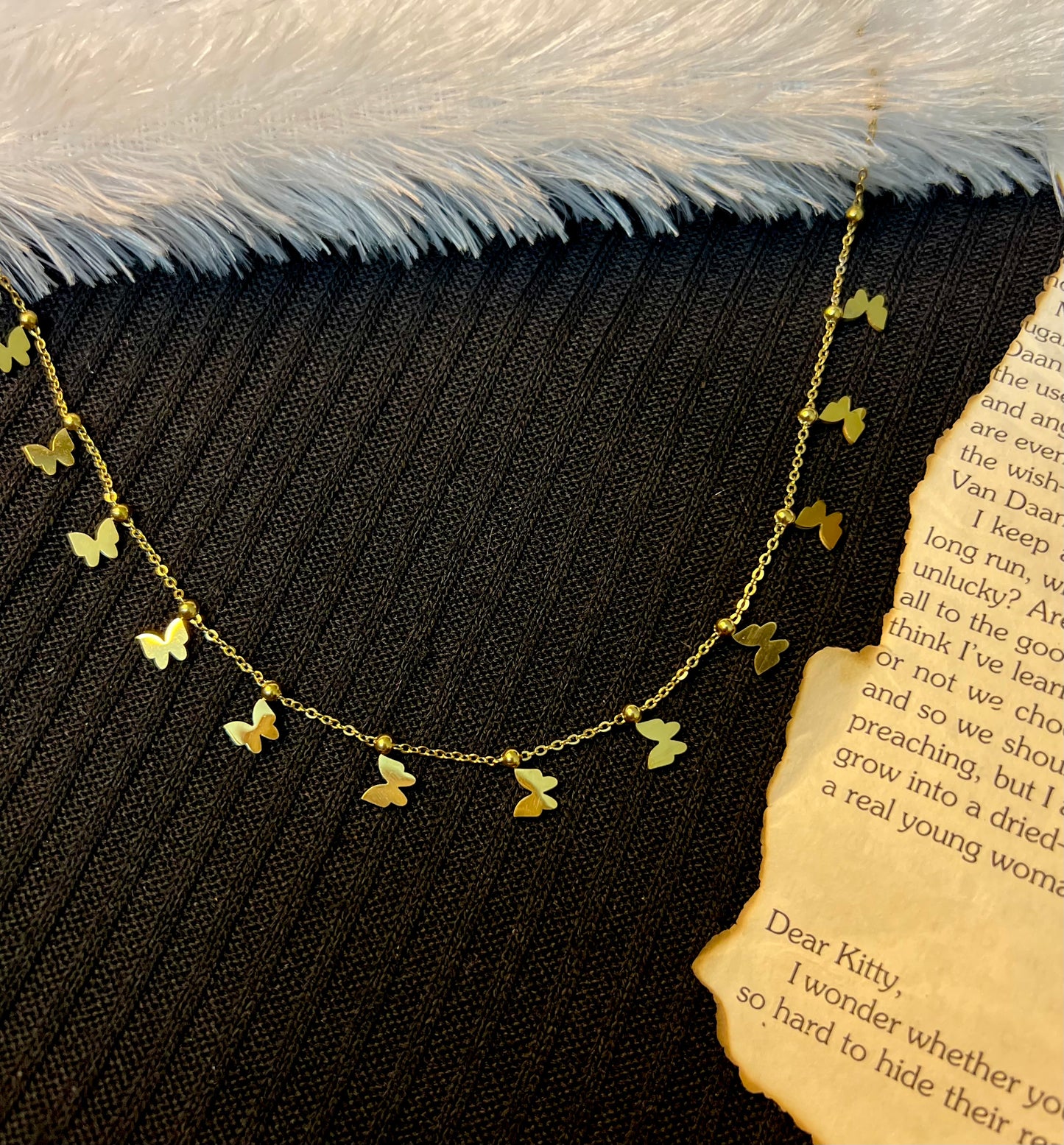 Butterfly Charm Chain