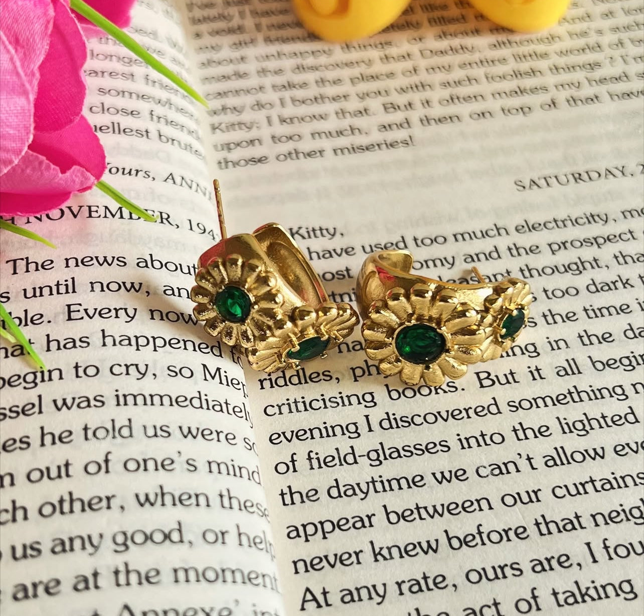 Emerald Heritage Earrings