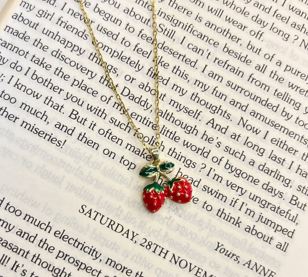 Mini Strawberry Pendant