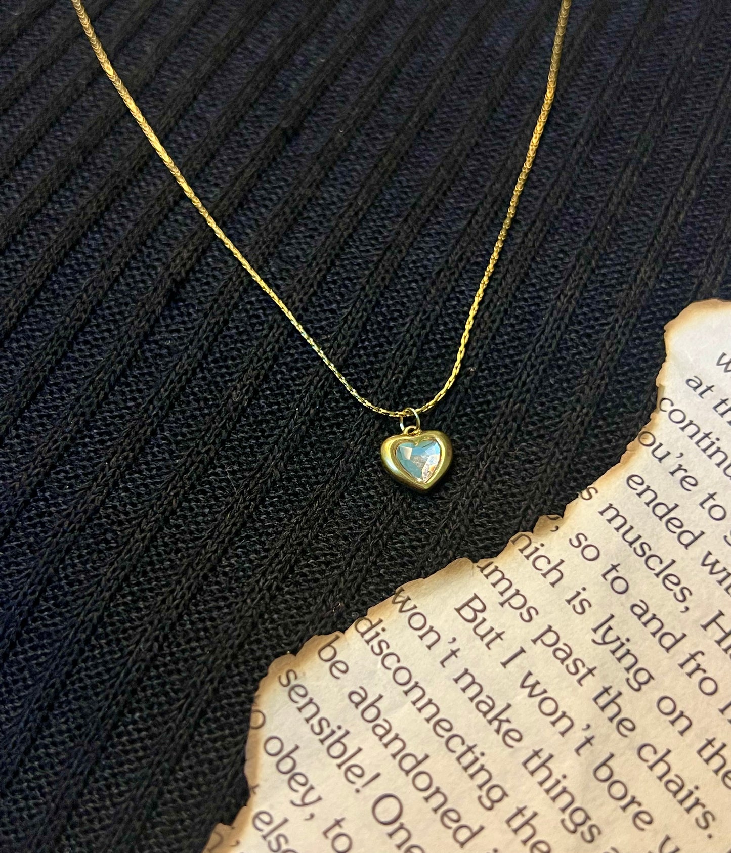 Crystal Heart Pendant