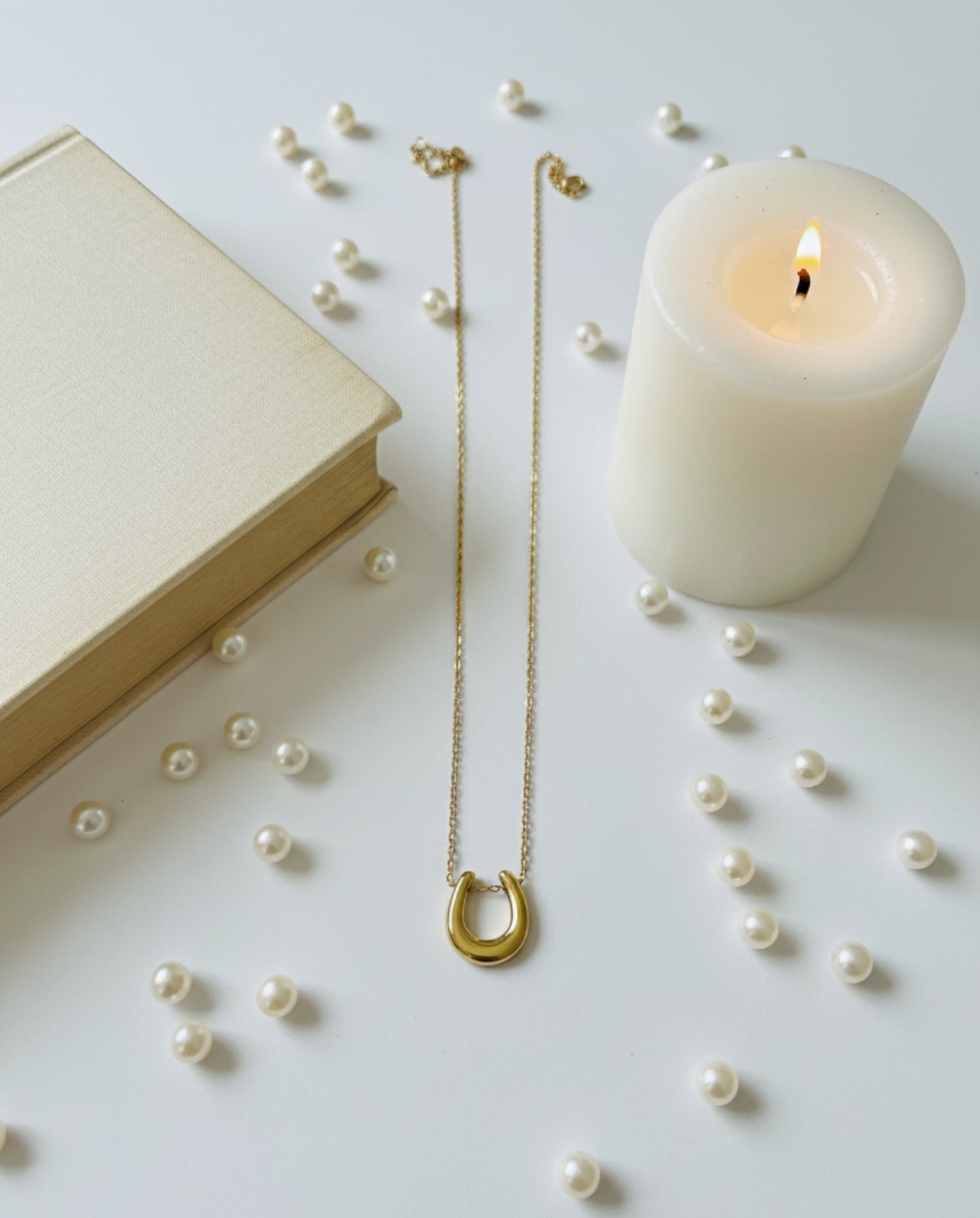 Golden Horseshoe Pendant