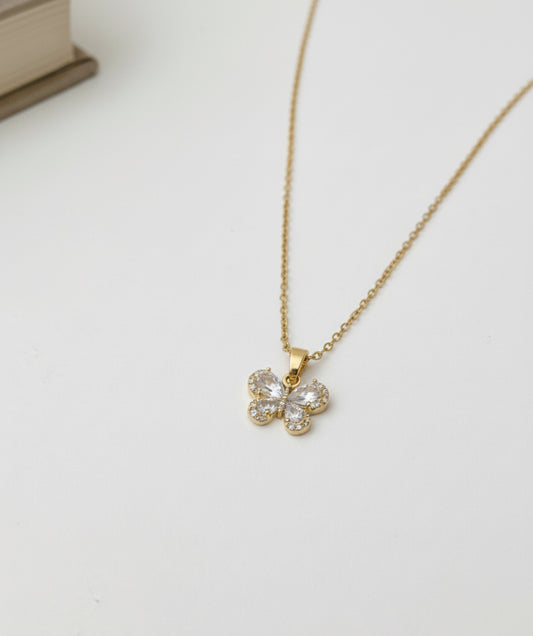 Crystal Butterfly Chain