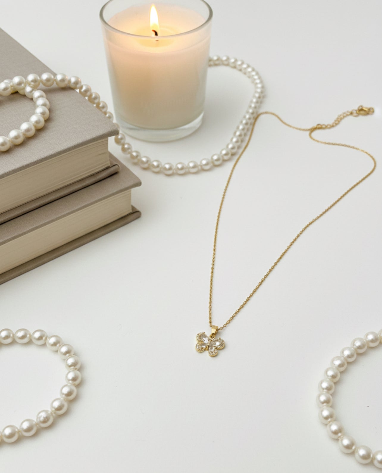 Crystal Butterfly Chain