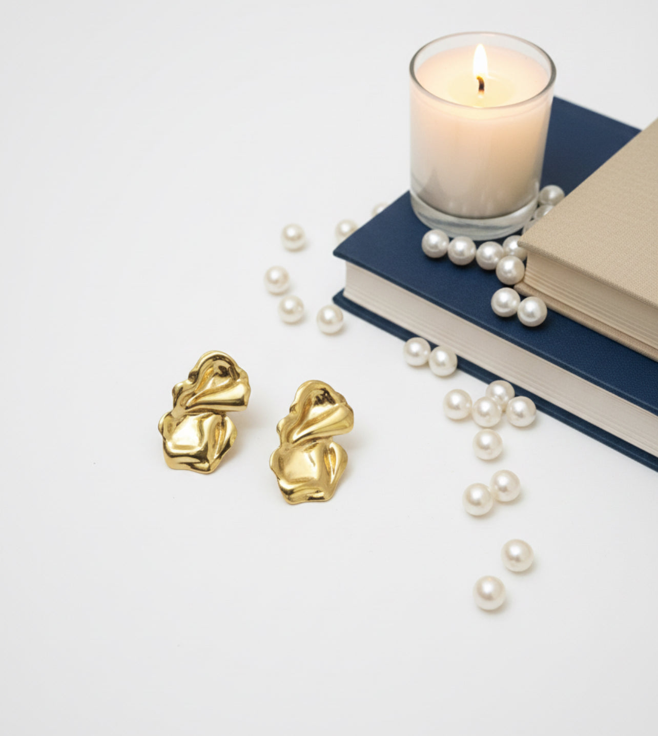 Golden Statement Earrings