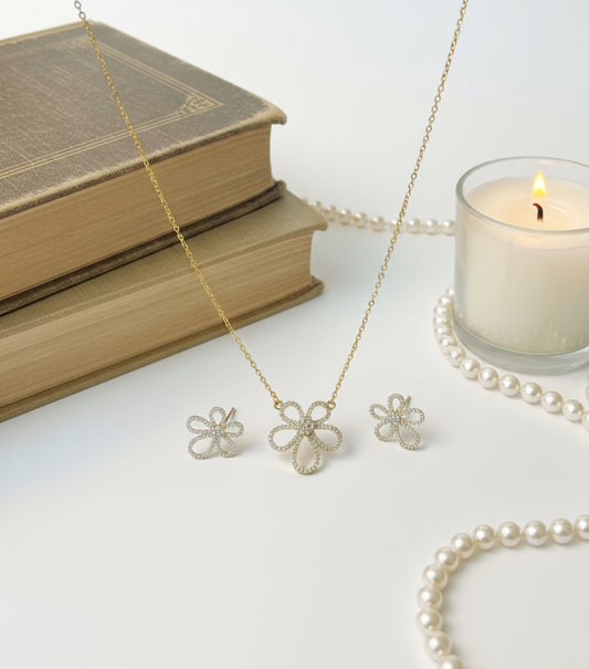 Aurora Bloom Pendant Set