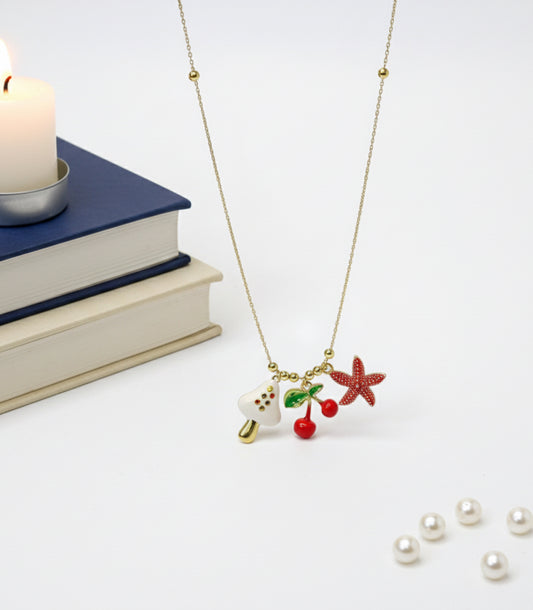 Coastal Cherry Charm Chain