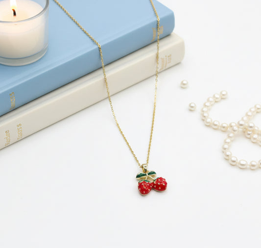 Mini Strawberry Pendant
