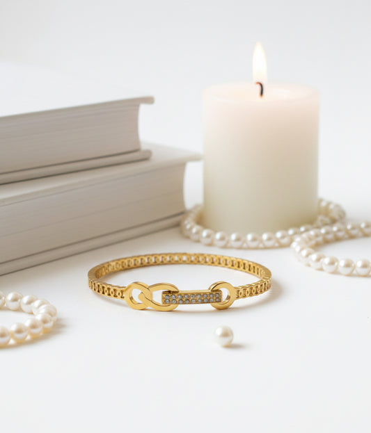 Infinity Link Bangle