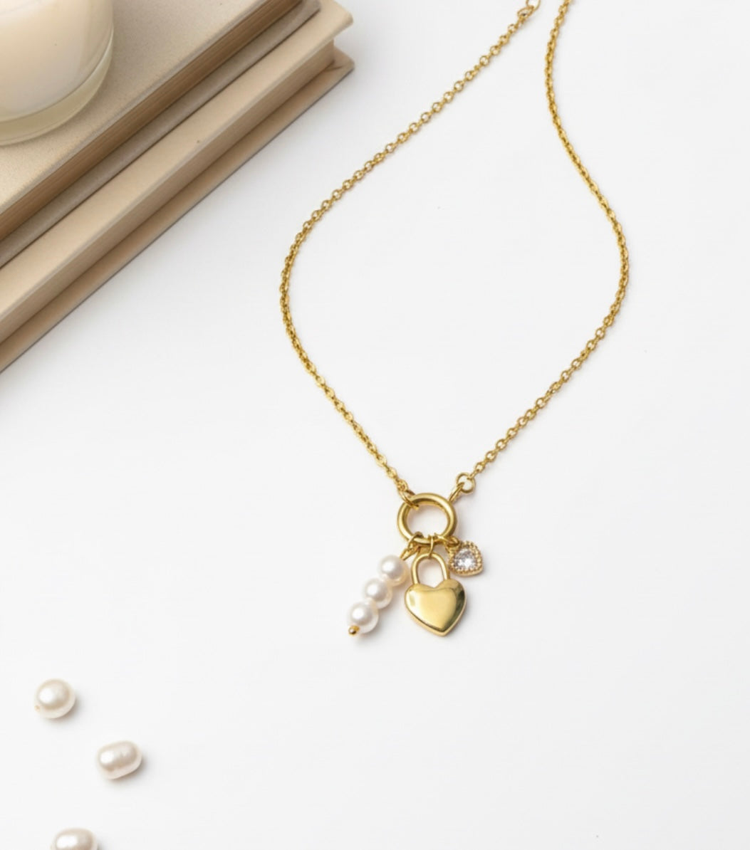 Sweetheart 3 in 1 Charm Chain