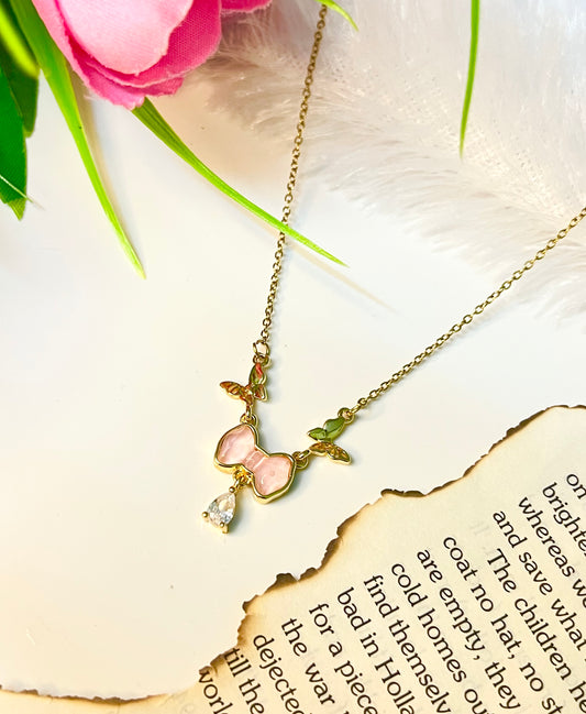 Bow & Butterfly Chain