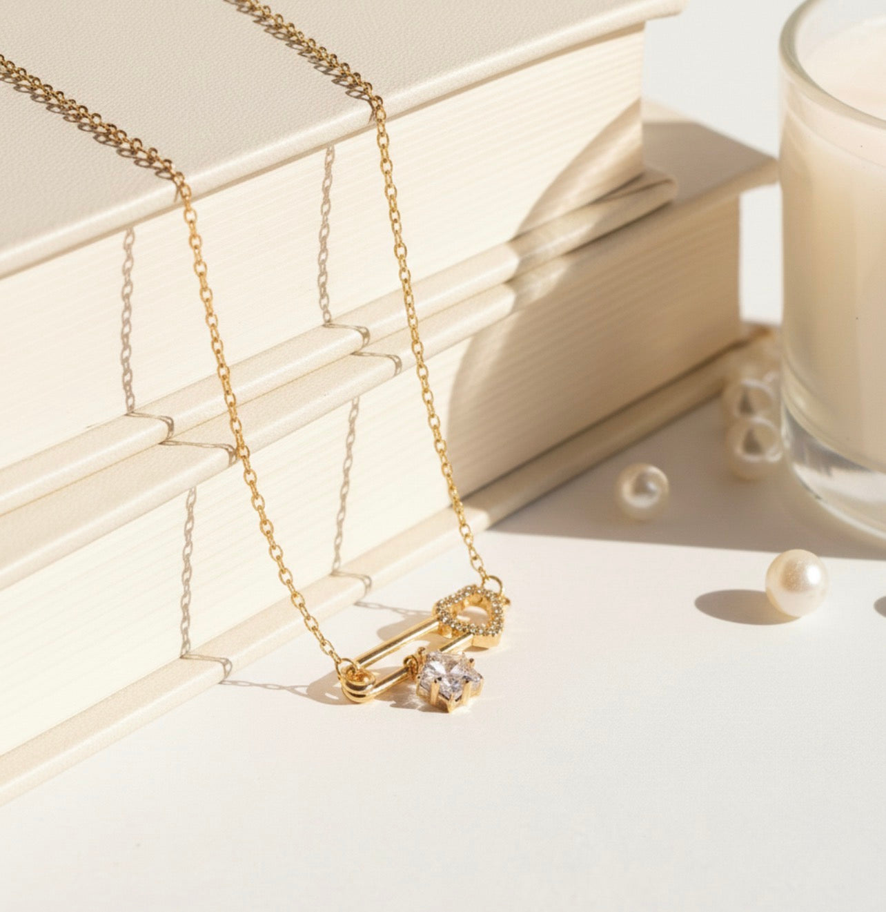 Star & Heart Pin Chain