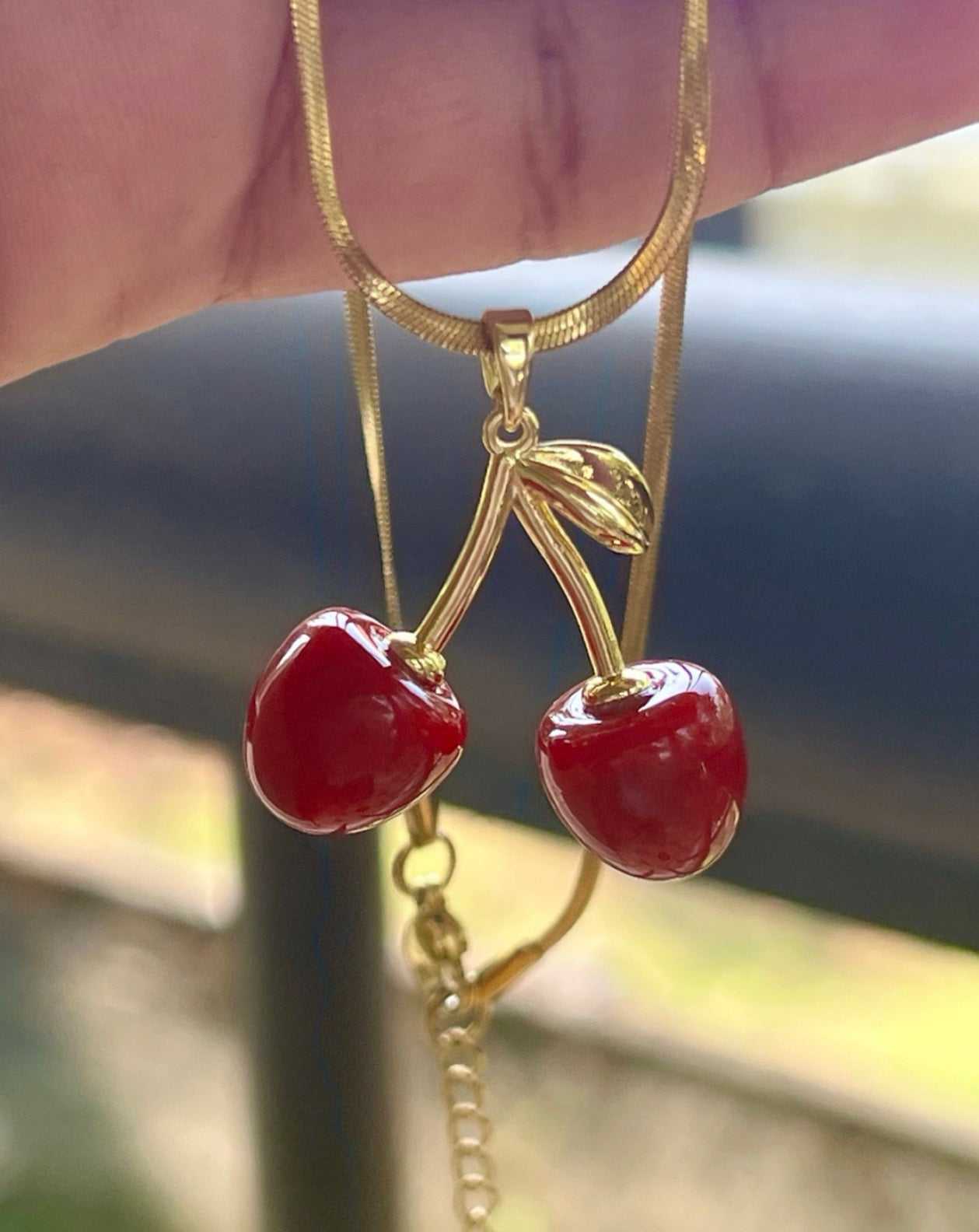 Twin Cherry Chain