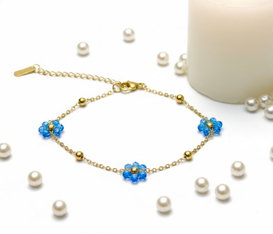 Flower Bead Bracelet