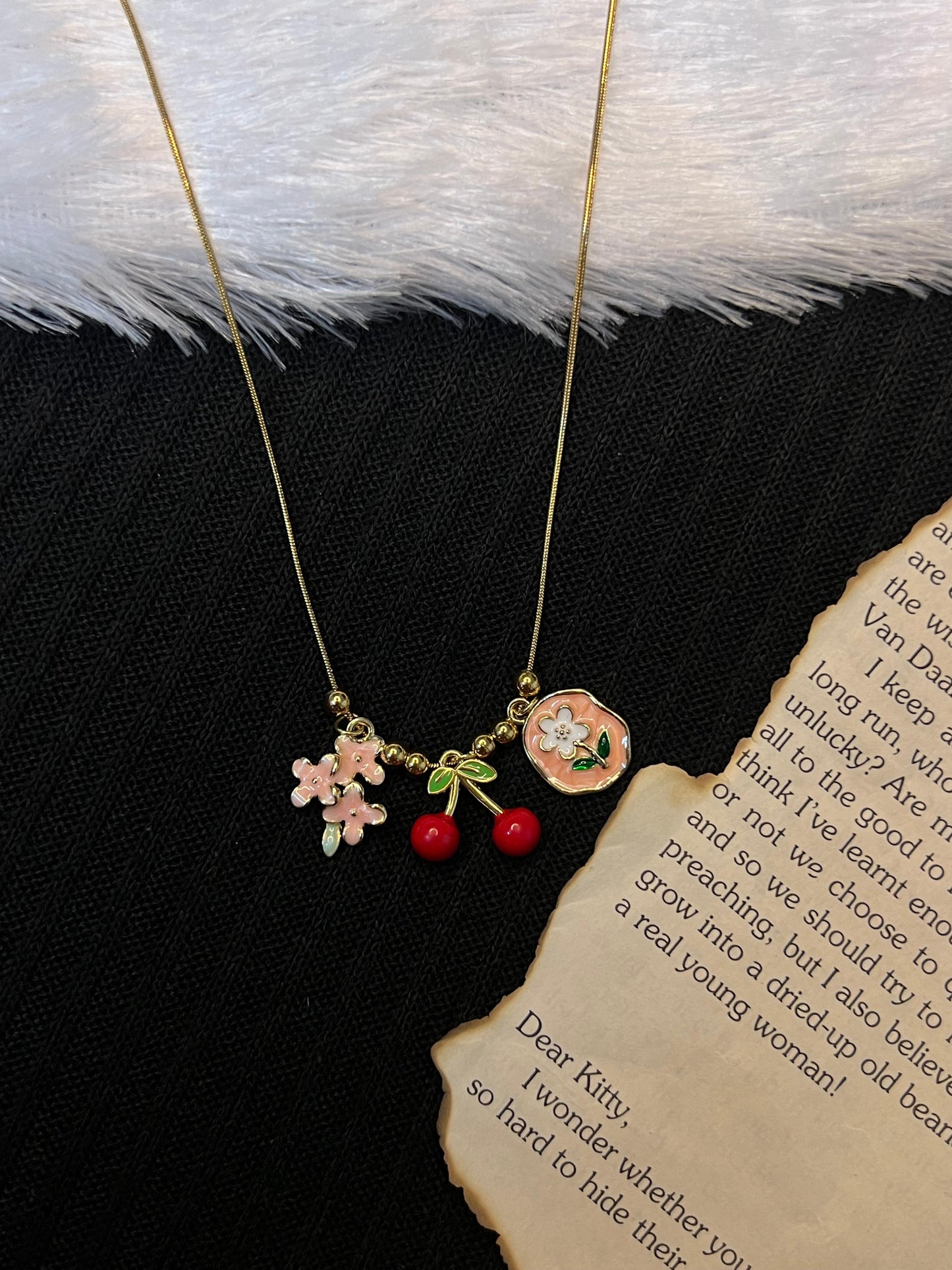 Cherry Charm Chain