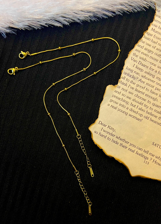 Minimal Bead Anklets